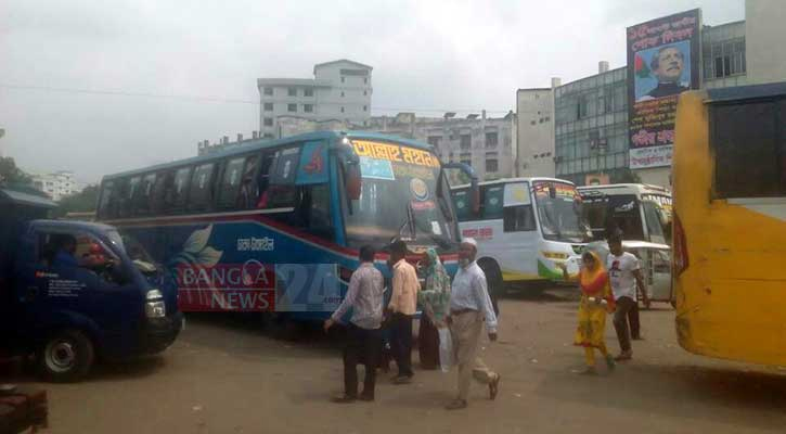 মহাখালী টার্মিনালে বিশৃঙ্খলা রোধে ‘গেটলক সিস্টেম’